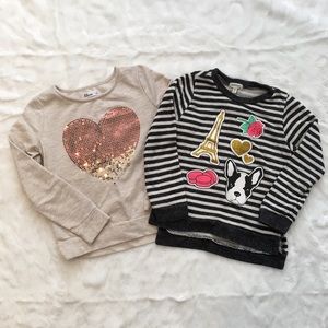 Girls Long Sleeved Sweaters